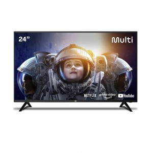 Smart TV DLED Multi HD 24" Linux 2 HDMI 2 USB Wi-FI - TL040
