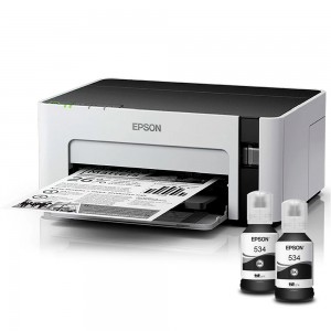 Impressora a Jato de Tinta Epson Ecotank M1120, Monocromática, Wi-fi, USB, Bivolt