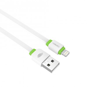 Cabo USB-Lightning Fast Charge 1m C3tech Branco - CB-110WH