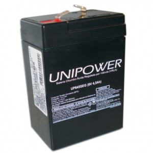 Bateria Unipower F187 - 6v - 4,5ah- Up645 Seg