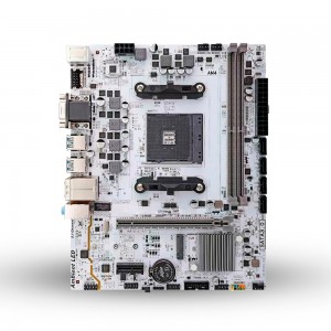 Placa Mãe Duex DX A520ZG M.2 para AMD AM4, DDR4, Gigabit, uATX