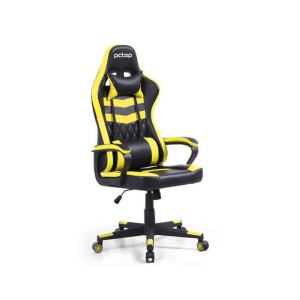 Cadeira Gamer Pctop Racer Amarela Se1010