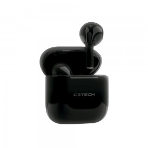 Fone de Ouvido Bluetooth Intra-Auricular C3tech EP-TWS-21 Preto