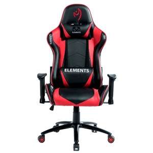 Cadeira Gamer Elements Veda Ignis, Vermelha e Preta