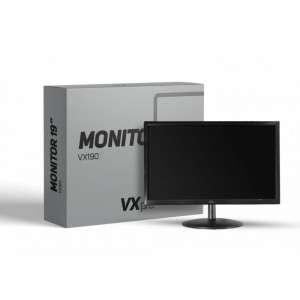 Monitor 19" Led VXpro VX190C HDMI e VGA, Vesa, Preto