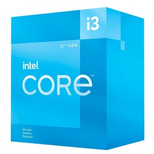 Processador Intel Core i3-12100F, 3,30GHz, Turbo Max. 4,30GHz, Cache 12MB, Alder Lake 12a Geração.