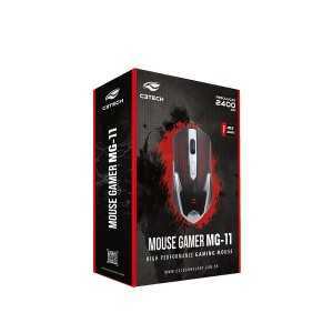Mouse Gamer USB 2400 Dpi C3Tech MG-11 BSI - LED Multicolor