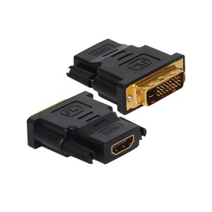 Adaptador DVI-D Macho (24+1 pinos) X HDMI Femea