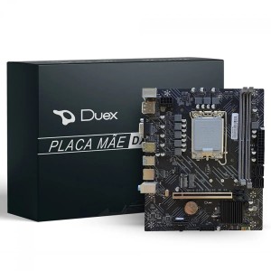 Placa Mãe Duex DX-H110ZG M.2 para Intel 1151, DDR4, uATX