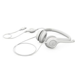 Headset Logitech USB H390 Branco