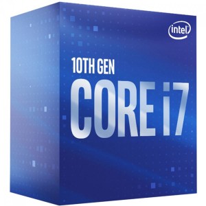Processador Intel Core i7-10700, 2,90GHz, Turbo Max. 4,80GHz, Cache 16MB, Comet Lake 10a Geração.